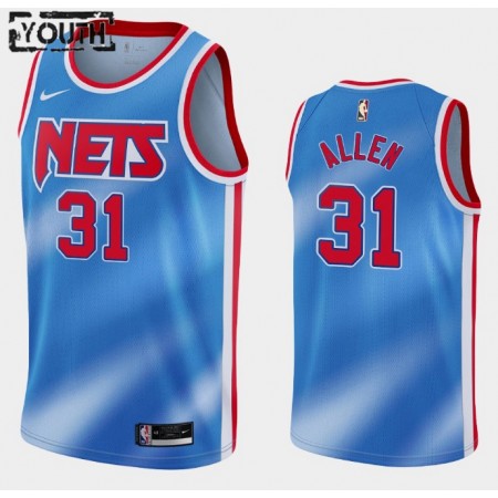 Kinder NBA Brooklyn Nets Trikot Jarrett Allen 31 Nike 2020-2021 Hardwood Classics Swingman